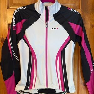 Women's Pink and Black Cycling Jersey